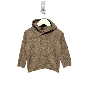 ⭐️ 5/$30 Zara Kids Wool Knit Hooded Sweater size 18-24 Months